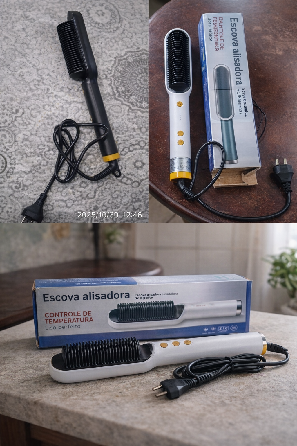 Escova Alisadora 3 em 1