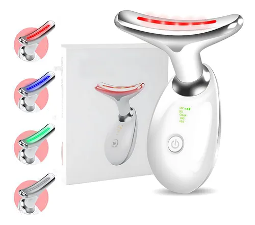 Massageador Facial Glow Lift e seus modos de luz
